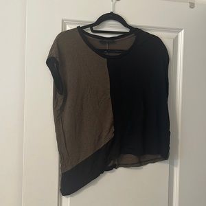 Asymmetrical all saints t shirt